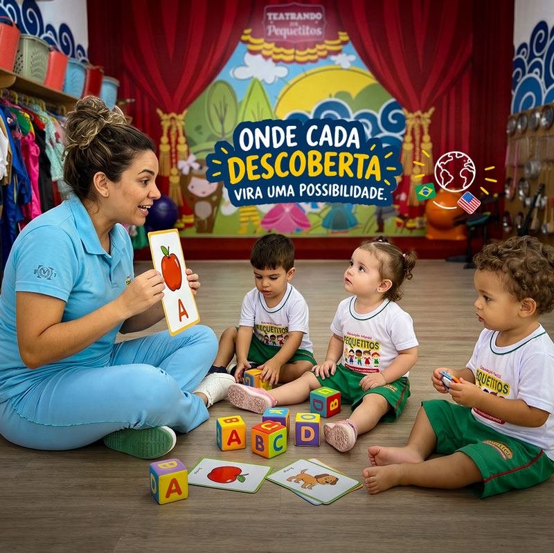 Crianças na Pequetitos